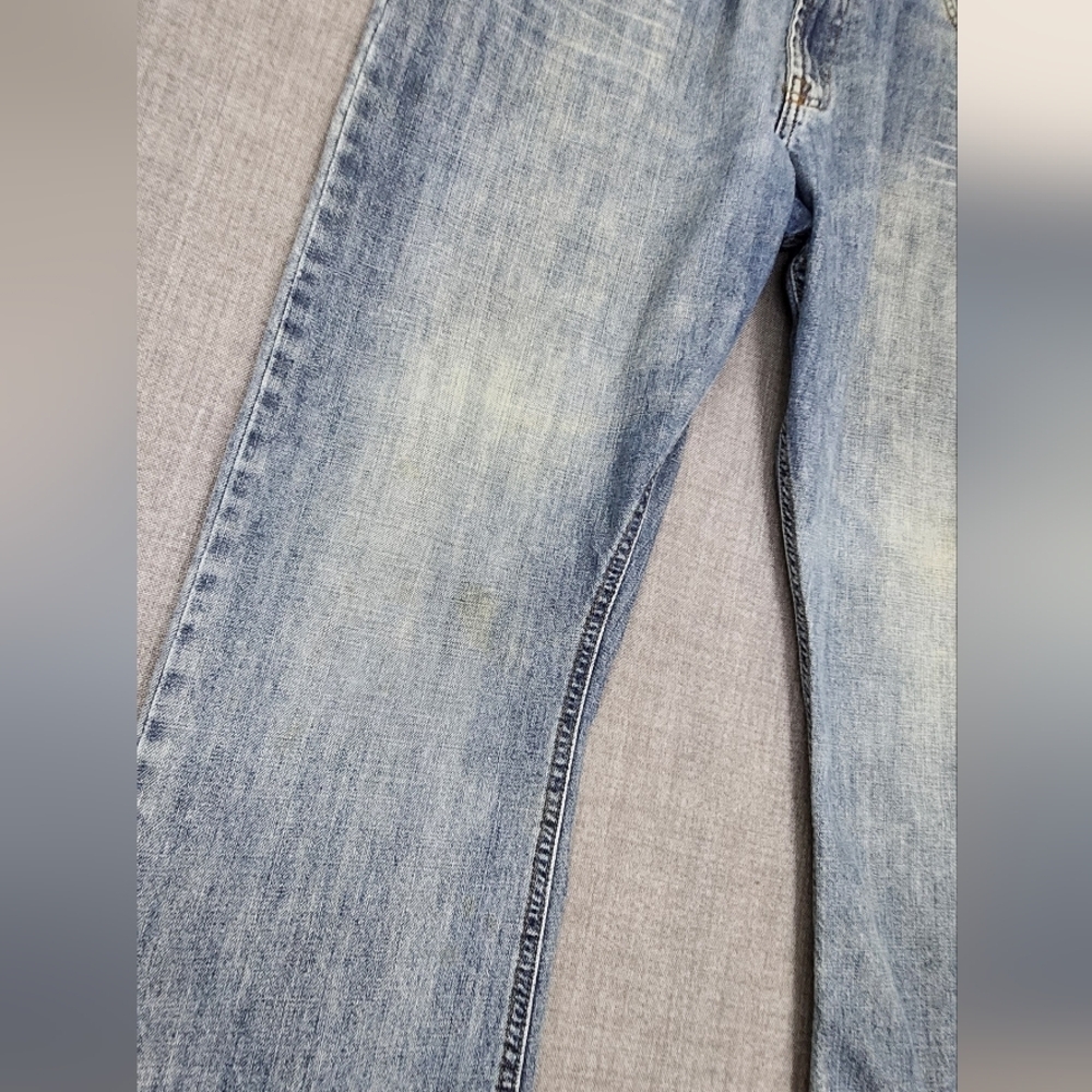 Wrangler Relaxed Bootcut 100% Cotton Denim Jeans. 36×30 - Picture 2 of 7